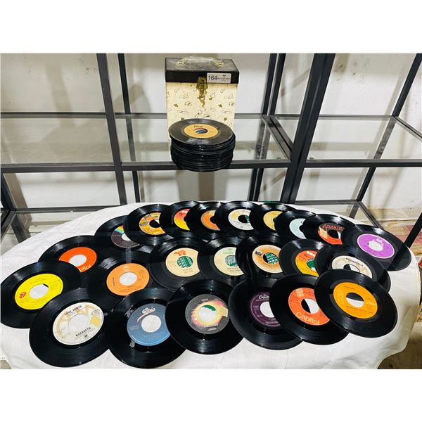 Large Lot of 45 RPM Rock Records