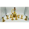 Image 1 : Bohemia Crystal decanter and glasses, Czechoslovakia