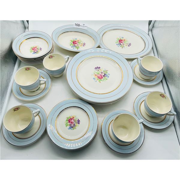 Antique Royal Windsor China dinner for 6