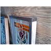 Image 2 : Hand Made Leaded Stained Glass Aprox 21"W x 41 3/4 " H