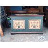 Image 1 : Hand Painted Wood Storage Chest