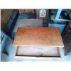 Image 3 : Vintage Wood Desk 39" L x19 1/2 W,