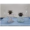 Image 1 : 1 Hand Oil Lamp & 1 Table Oil Lamp With Flutes