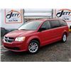 Image 1 : F4 --  2014 DODGE GRAND CARAVAN SE, Red, 155801 KM