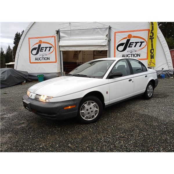 A11 --  1998 SATURN SL1, White, 212924 KM  "NO RESERVE"