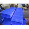 Image 2 : Pallet Blue & Red Stacking Plastic Medical Organizer Bins Approx. 11"x4"W