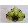 Image 2 : Vintage Avocado Green Art Glass