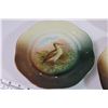 Image 3 : Vintage Bavarian Platter w/ 4 Plates “Game Birds”
