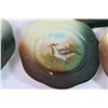 Image 4 : Vintage Bavarian Platter w/ 4 Plates “Game Birds”