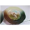 Image 6 : Vintage Bavarian Platter w/ 4 Plates “Game Birds”
