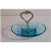 Image 2 : Vintage Capri Glass Hazel Atlas Candy Dish