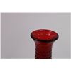 Image 3 : Brody Hobnail Ruby Red Vase (8”)