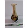 Image 1 : Vintage Dalian Hand Blown Vase (9”)