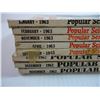 Image 2 : (8) Issues of Popular Science from 1962 and 1963