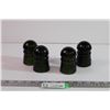 Image 1 : (4) Green Insulators