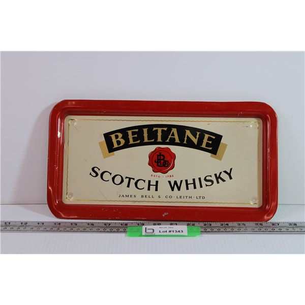 Metal Beltane Scotch Whiskey Tray