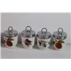 Image 2 : (6) Royal Worcester Egg Coddlers (includes 2 Rare Peter Pan Editions)