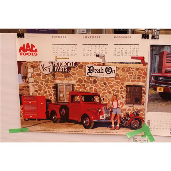 2) Mac Tool Calendar Posters - Bodnarus Auctioneering
