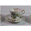 Image 3 : (4) Cup and Saucer Pairs
