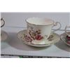 Image 4 : (4) Cup and Saucer Pairs