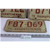 Image 4 : (3) 1975 Saskatchewan Licence Plates