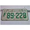 Image 3 : Pair of 1964 Saskatchewan Licence Plates