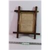 Image 1 : Framed Print of Washington’s Last Letter