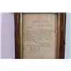 Image 2 : Framed Print of Washington’s Last Letter