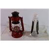 Image 2 : Oil Lamp w/ Partial Bottle of Oil