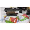 Image 3 : Elastic Bands - Bow of Tape - 3 Hole Punch - 2 Hole Punch - Electric Stapler - Stapler & Staples