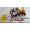 Image 1 : Glass Coasters - (2) Thermometers - Spoons - Calculators - Bear - Misc Items