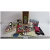 Oscar the Grouch - Face Sport Car - (8) New Cassette Tapes - Socks - Gift Tags - Victorinox Knife - 
