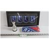 Image 1 : New York Rangers Lot: Mini Stanley Cup & Framed Cards