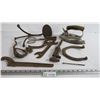 Image 1 : Assorted Metal Items - Iron - Horse Shoe - Tools