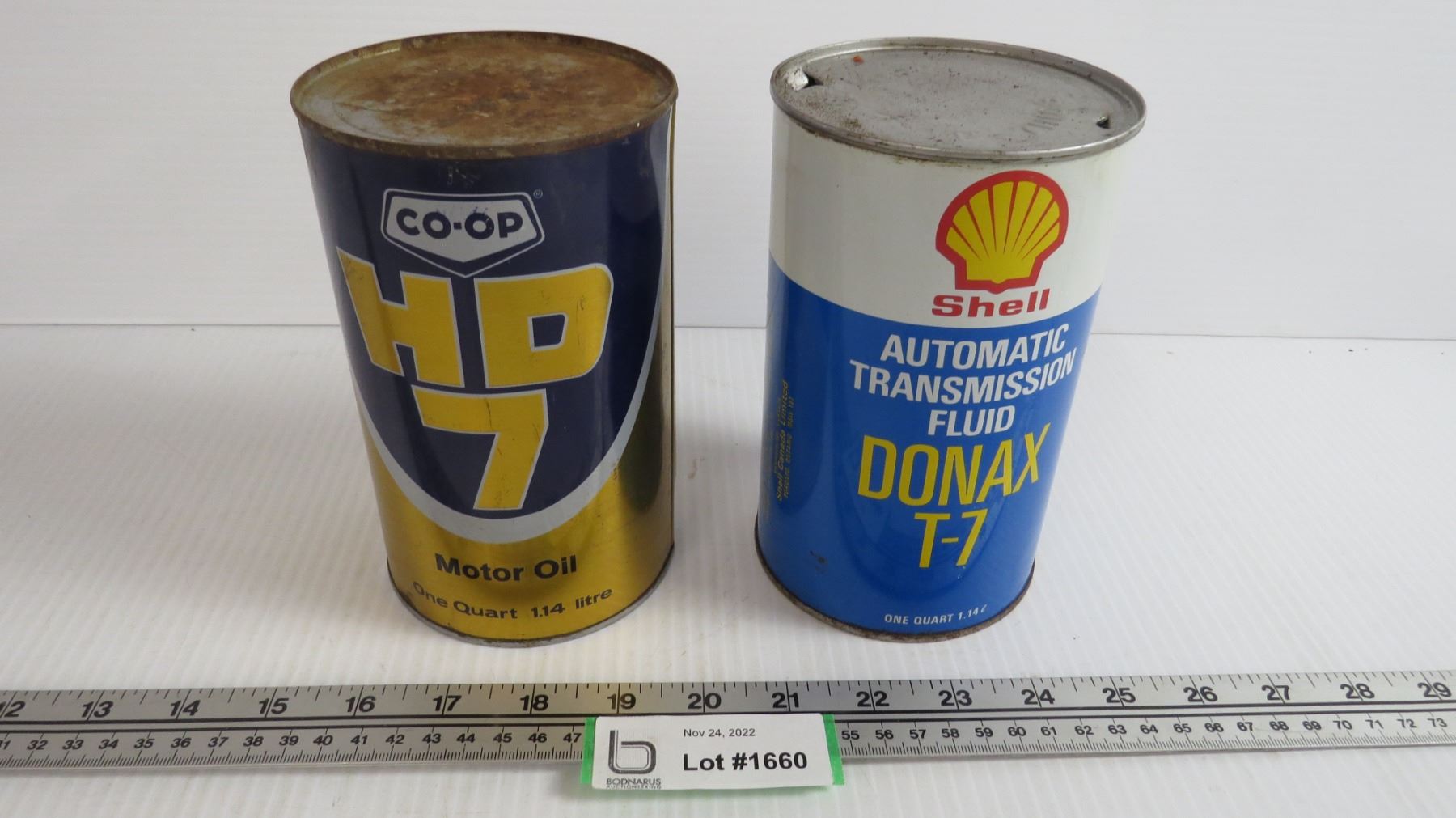 CO-OP HD7 Oil (unopened - dented) Shell Transmission Fluid (opened ...