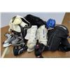 Image 2 : Hockey Bag - Bauer Skates (unknown size) Hockey Equipment as Shown in Pictures