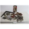 Image 1 : Turbo Snake - (5) Vintage Hinges - Mud Knives - Misc Items