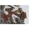 Image 3 : Turbo Snake - (5) Vintage Hinges - Mud Knives - Misc Items