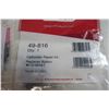 Image 2 : 12" Battery Post Cable - (2) Static Cling Shade - 4" Rubber Hooks - Gas Valves - (3) Carb Repair Kit