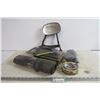 Image 1 : Masking Tape - Strap-on Mirror - Flip Flops (new size 7) - Rubber Tie Down Set - Roll of Rubber (13"