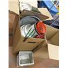 Image 2 : *(3) Boxes with planters, plastic, cement
