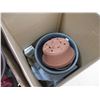 Image 4 : *(3) Boxes with planters, plastic, cement