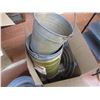 Image 2 : *Galvanized pails, galvanized tub, misc