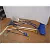 *Aluminum shovel, snow scoop, rack, misc