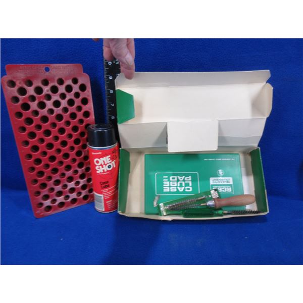 RCBS Case Lube Kit, Hornady One Shot & CaseGard Tray
