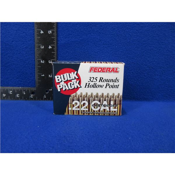 22 LR 36gr HV HP Federal Cartridges - Sealed Box of 325