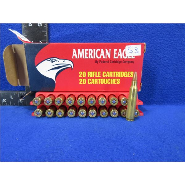 223 Rem 50gr FB HP Federal American Eagle Cartridges