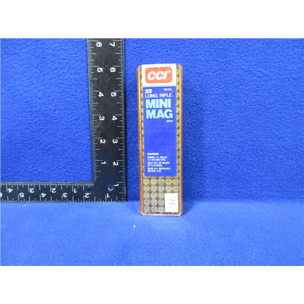 22 LR Mini Mag CCI Cartridges - Sealed Box of 100