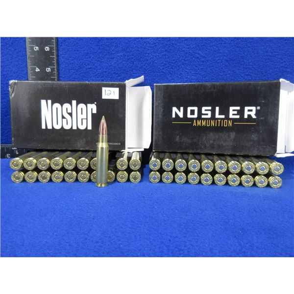 308 Win. 168gr E-Tip Nosler Cartridges - 2 Boxes of 20