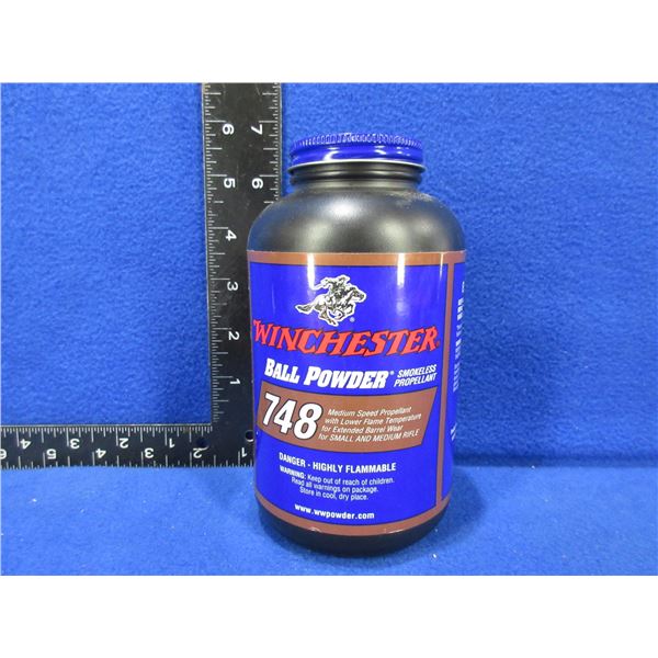 Winchester Ball Powder 748 - Sealed 454 Gram Tub